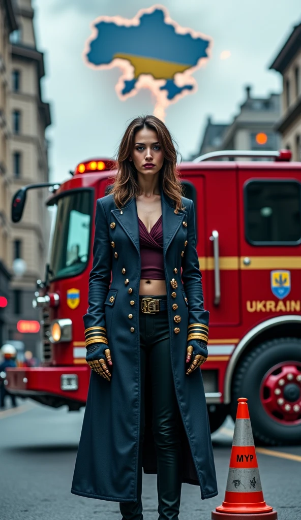 Photo of a female firefighter in a nightclub wearing her full firefighter gear, sturdy helmet, protective jacket, sexy girl, skirt, long boots, red lips,
flirting with the camera, dancing, slender, big breasts, open mouth, (fire in the background:1.2), long hair, young,
neon lights, (fog:1.3), (blurry:1.1)
<lora:2023-05-14_231859:0.7>
