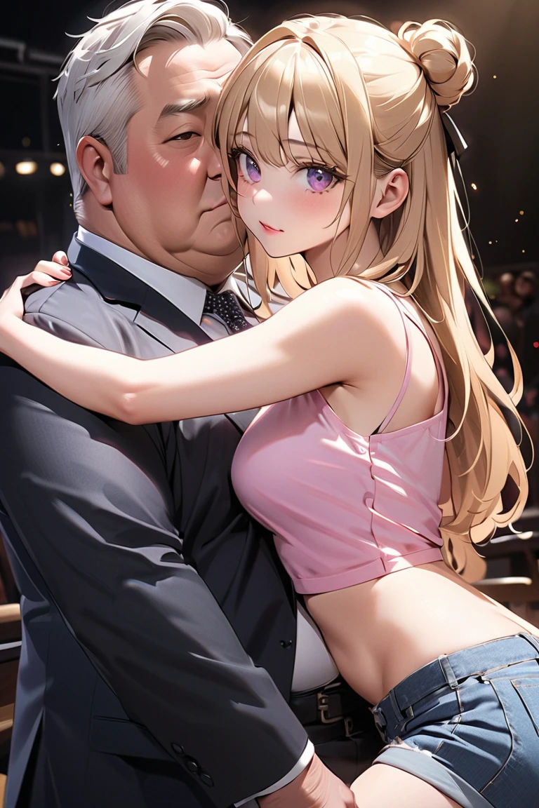 {perfect anatomy},((beautiful face:1.5)),((Pregnant: 0.8)), ((( french kiss, 1 girl, 1homeless old man, hetero,kiss, french kiss, tongue kiss, closed my eyes:1.5))),stars and stripes bikini,(masterpiece, best quality, illustration, delicate details, 8K:1.3), (studio light, best shadow, picturesque, styleadder),
BREAK, (sharp eyeliner, (symmetric eyes, perfect eyes, detailed eyes), finely detailed beautiful face, perfect anatomy),
BREAK, nice hands, perfect hands, hand by Guido Daniele,
BREAK, 1girl, solo,
BREAK, FletcherMKIIBikiniKC, (blue) bikini, (sailor collar) bandeau, (hibiscus) hair flower, (blue) hairband, navel, thigh strap, collarbone,
BREAK
