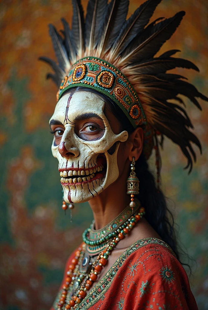 Prehispanic God version Tim Burton