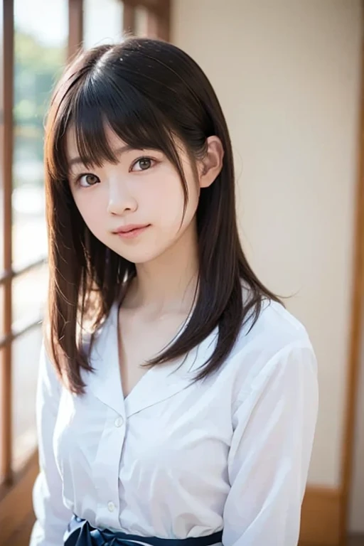 cute girl photo realistic