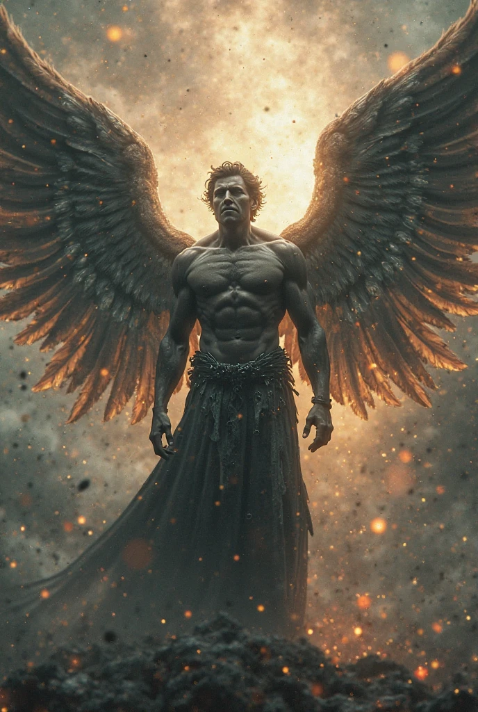 metatron, berserk, anatomically correct, super detailed, highly detailed, 4k, hyperrealistic, extremely realistic, intricate details, dramatic lighting, moody atmosphere, dark fantasy, cinematic, masterpiece, dramatic pose, muscular anatomy, veins visible, sinews, tendons, viscera, guts, organs, raw power, intense emotion, photorealistic