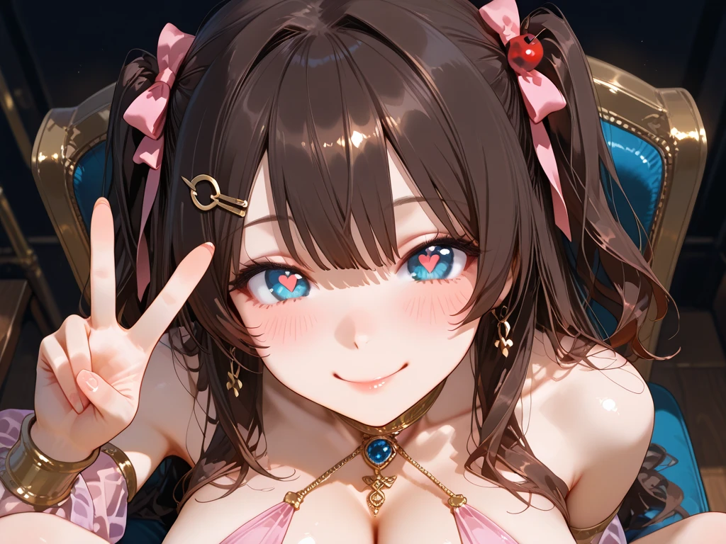 yor briar, anime style beutiful woman, 1girl, happy, sexy pause,(with sparkling eyes and a contagious smile:0.9),red face, closed mouth, beautiful detailed eyes, super detailed skin, backlighting, bare shoulders, black background, black dress, black gloves, black hair, breasts, dress, earrings, fingerless gloves, floating hair, floral print, flower, gloves, gold earrings, gold hairband, hair flower, hair ornament, hairband, holding, holding weapon, jewelry, large breasts, long hair, looking at viewer, off-shoulder dress, off shoulder,red eyes, short hair with long locks, sidelocks, solo, spikes, thighs, two-sided dress, two-sided fabric, weapon, fighting stance , face, close up, from above, highest quality, looking at viewer,high resolution.