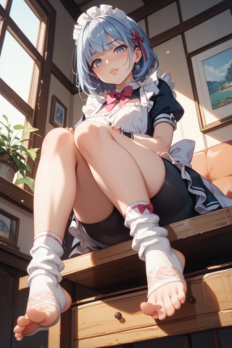 tilting head(((contrasted.full body.smile.mole under eye)))Two beautiful girls(((2人frilled shirt kyoto animation)))dwarfbob cut((aqua hair.White ribbon)).frilled shirt pinkfrilled shirt))claw pose(((slouch.2 people share claw pos)))Large windows.Luxurious curtains.Beautiful lighting.Dim lighting.Luxurious carpet)))White knee-high socks(With a small ribbon)portrait((from above.looking at viewer))curvy