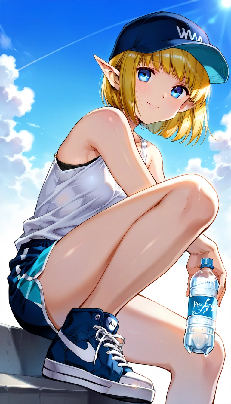 A blue sky、