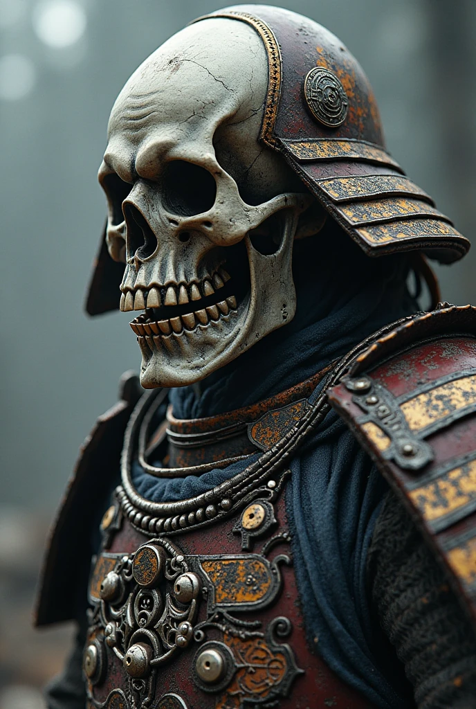 samurai skull with full body mask