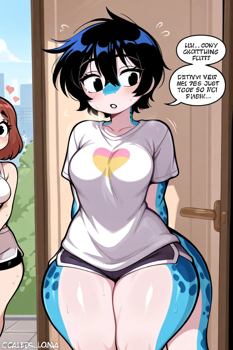 score_9, score_8_up, score_7_up, score_6_up, score_5_up, score_4_up, (source_anime), 2girls, (girl, Short hair, Little girl body, small breasts, {sucking breasts}). (adult woman, long hair, massive breasts, Tall stature). Yuri , age difference, size difference, breast sucking, breast milk, tongue, far, full body