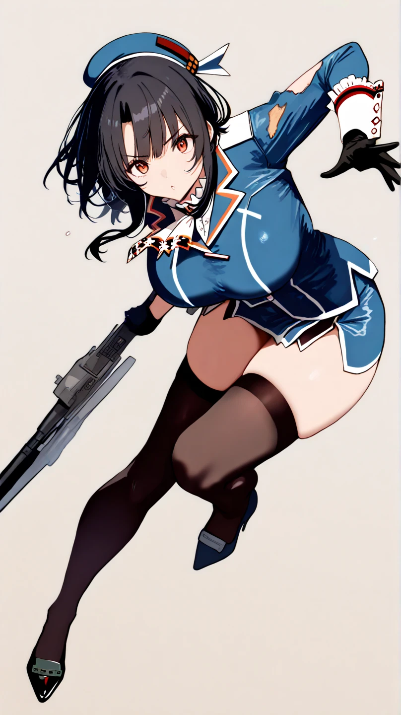 Score_9, score_8_up, score_7_up, score_6_up, gyaru, source_anime, 1girl, solo, position on all fours looking at the viewer, a cat woman, with cat ears, sharped teeth, a black suit, crazy and malicious smile, olhar malicioso, short and spiky hair, sharp fingernails, smiling.