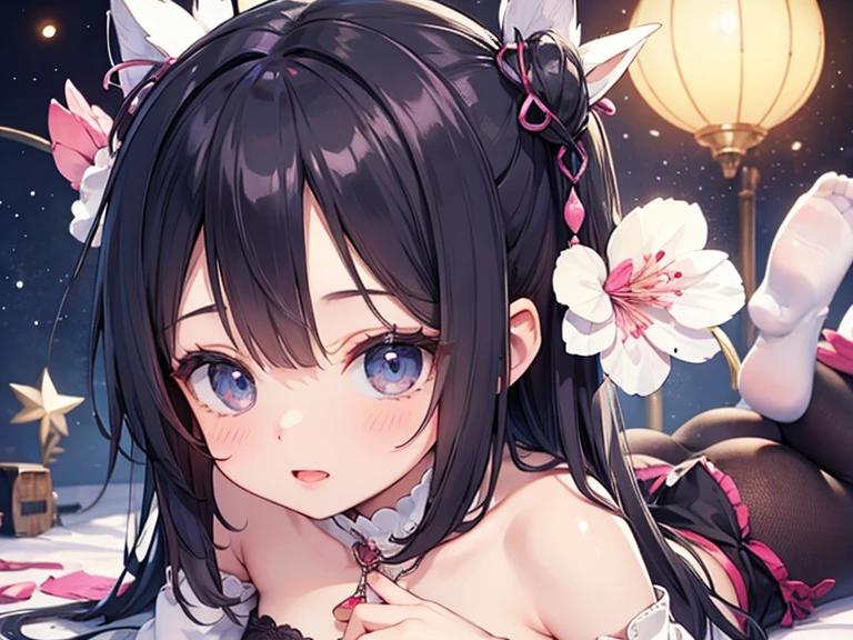 (best quality,4k,8k,highres,masterpiece:1.2),ultra-detailed,(realistic,photorealistic,photo-realistic:1.37),beautiful detailed eyes,beautiful detailed lips,extremely detailed eyes and face,longeyelashes,1girl,sexy,linda,garota,curly long black hair,golden earrings,revealing red dress,striking makeup,seductive smile,sensual pose,dreamy garden background with vibrant flowers,butterflies dancing around,sunlight falling through leaves,soft warm lighting,portrait,romantic,colorful,hdr