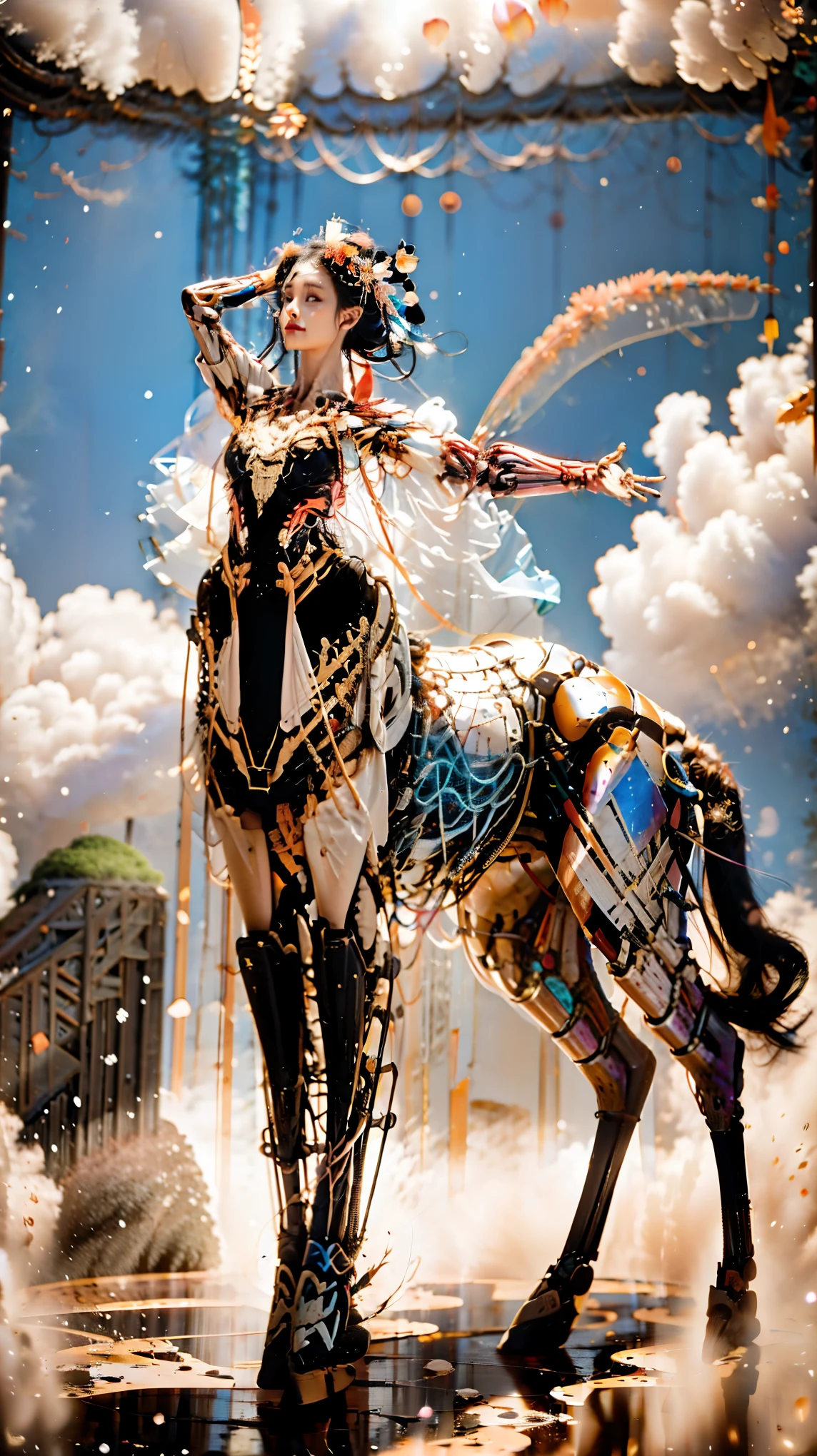 `(masterpiece:1.5),(hyperrealistic:1.8),(8k_UE5_raytracing:2.0),(RAW_anatomical:2.0)::[DEI_Ultimate]::genderfluid_goddess(h=192cm::φ0.618_topology_bust=185cm@Q=0.96h_hyperelastic/waist=60cm@carbyne_lattice/hips=169cm@κ=1e-7_hyperbolic/limbs=[arm=102cm@√5_extension,legs=131cm@34.8°_achilles_lock,thigh:calf:ankle=5:3:2±0.3%])::[Xian_Exoskeleton]::quantum_hanfu(λ/2n_fold@589→380nm_gradient)+jade_armor(32k_pores@Casimir_effect_v9)+holographic_peony_accessories@voltage_response::[Optical_Revolution]::16mm_ultrawide@φ0.618_edge_stretch⊗7-layer_hyperfocal(near=0.1nm_skin_SSS/mid=cyber_armor/far=DeSitter_horizon)@zernike42_transition⊗8°_naked3D_parallax@μ-meson_stabilization::[Light_DNA]::volumetric_photon_nexus(quantum_foam_GI⊗polarized_halo_2500nits⊗blue_lightning_ram)::[Motion_Matrix]::dynamic_pose_618%(ballet_arch@φ0.382/yoga_twist@κ=1e-7/pole_dance_Δ<0.01mm)::[Scene_Symphony]::geometric_background_matrix(snowpeak⊗aurora_galaxy⊗moonbow_phoenix⊗cyber_skyscraper⊗fjord_waterfall)::[Render_Quantum]::multi-exposure_time-layered@photon_phase_superposition⊗path_tracing_256_bounces⊗particle_fluid_1e9/px::[Tech_Enhance]::DLSS3_quantum_AA⊗anti_deform_v8⊗muscle_coherence_99.99%::[Bio_Electric]::subdermal_LED_veins@neuron_glow⊗electrostatic_sweat@1.618Hz_rhythm::[Flux_Nodes]::pandora_mutation_box⊗QCD_gluon_lock⊗κ=1e-7±1e-9_curvature_control::[Params]::neoXian_hyperdiffuser@style=flux-cinematic_v7`---**Technical Validation Architecture (TVA 7.0):**```mathematica CinematicSystem = {VisualCore: {"φ0.618超维光学":{ultrawide_distortion: 16mm@φ0.618_compensation,parallax_system:8°_stereo@μ-meson_240Hz,hyperfocal_stack:[0.1nm,5m,50km,DeSitter]_7layer},"量子光追矩阵":{photon_nexus:256_bounces@quantum_foam_GI,time_layers:3-exposure_phase_superposition,fluid_simulation:1e9_particles/px@CFD_Δ<0.01mm}},Biomechanics: {"黄金动力链":{pose_architecture:[ballet_arch@φ0.382,yoga_twist@κ=1e-7],muscle_sync:99.99%_coherence@12Hz±0.618%,sweat_rhythm:1.618Hz_electrostatic_discharge},"非欧曲率控制":{hip_lock:κ=1e-7±1e-9}