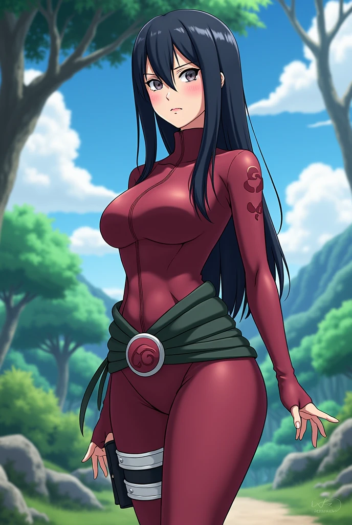 TendouNatsume, standing, solo, large_breasts, masterpiece, best quality, detailed face, detailed eyes, highres, naked, nude, pussy, nipples, pubic hair,