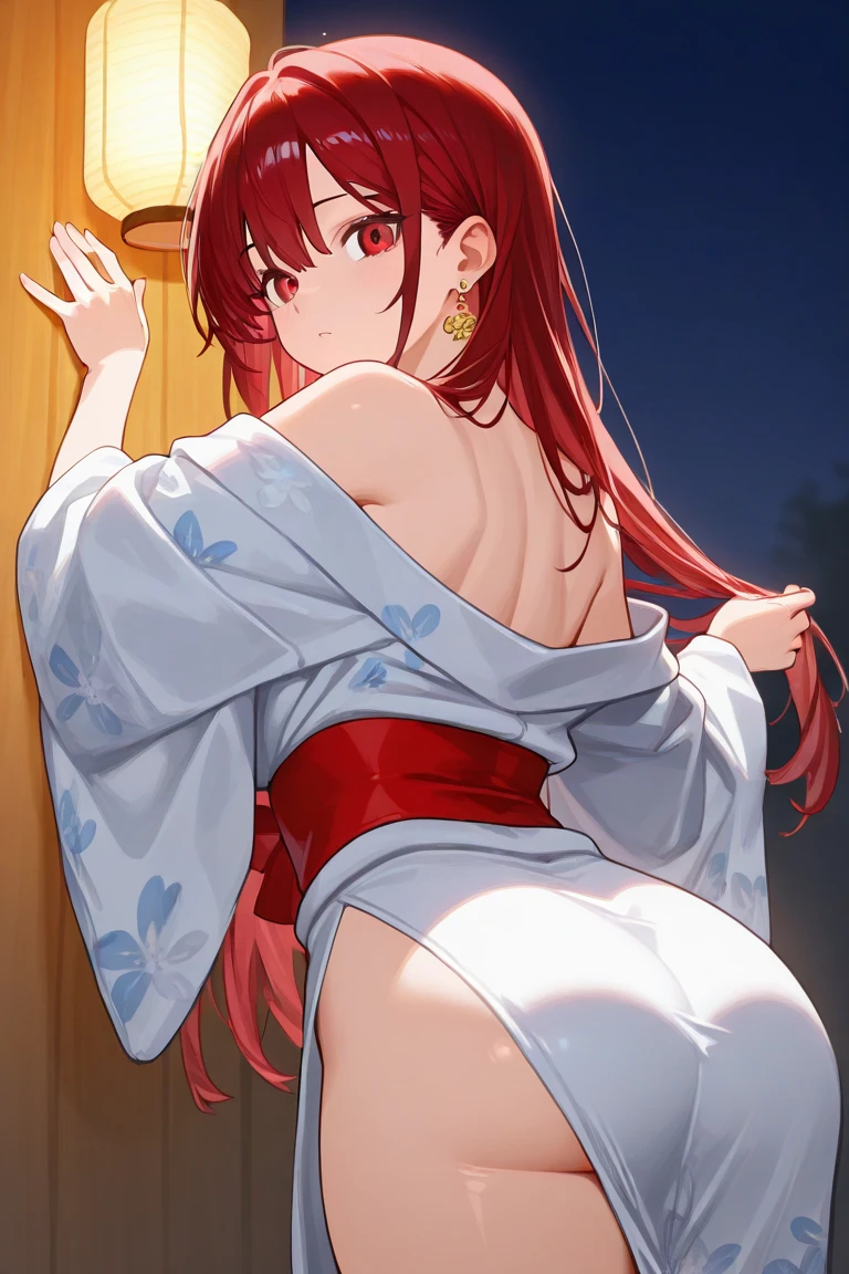 1girl, (solo), (NSFW), ((ultra detailed background, delicate pattern, intricate detail)), (best quality), (masterpiece), (highres), top quality, (detailed textures), (beautiful detailed eyes), (sharp focus), (ultra-detailed), (8k), indoors, bedroom, white bed, BREAK (from behind:1.3), cowboy shot, (ass focus), ass, back, (anus:1.2), (anal:1.3), (bent over:1.2), (cum in pussy:1.2), Yunyun, low twintails, crown braid, head ornament, (naked:1.4), BREAK (blush), smile, sweat, BREAK beautiful detailed glow, blushing, brilliantly lit, very detailed, areola slip, beautiful body line, (Beautiful, large_breasts:1.3), sexy breasts, shiny skin, cute, (Delicate figure and beautiful body curves:1.2), (looking at viewer:1.2), high resolution, high detail, Correct limbs, Ultra High Resolution, 4K, Ultra Detail, photography, HDR, Background blur, (vibrant_color:1.2), (beautiful_face:1.5), (narrow_waist), wallpaper, (beautiful detailed eyes:1.6), (extremely detailed face:1.4), perfect lighting, (picture perfect)