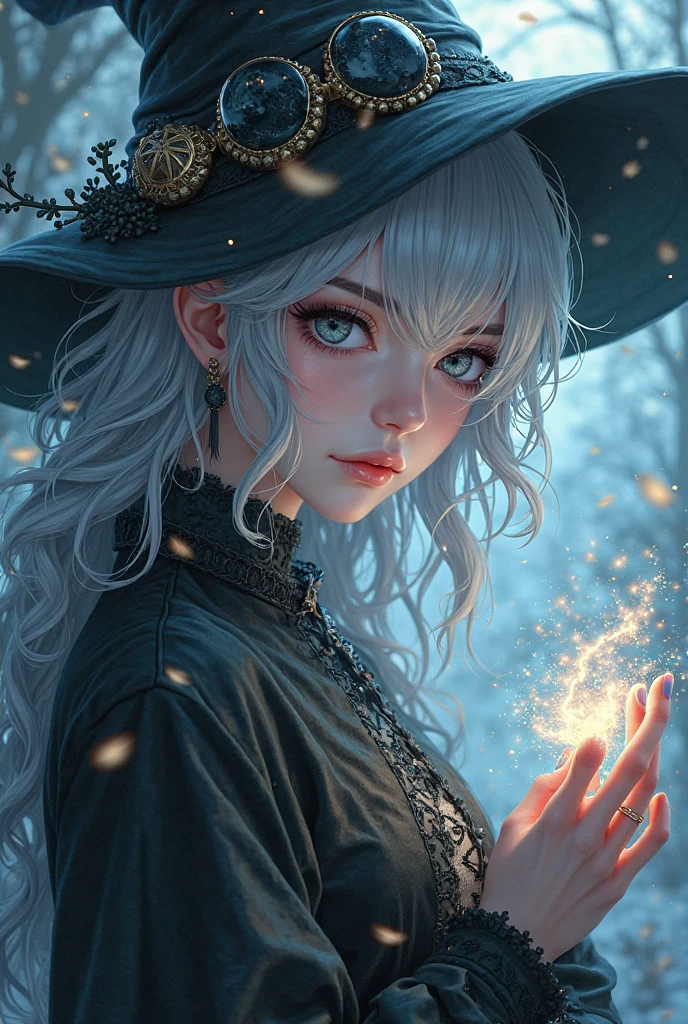 (((masterpiece))) , (((best quality))) , anime style, 2d, well-built charming 1girl, solo, lovely 1girl, ObsidianOpal, ultrawide view, 30 yo Indiana Jones,wearing opal (smiling warmly:1.2), she has Shaved sides hair, key visual,