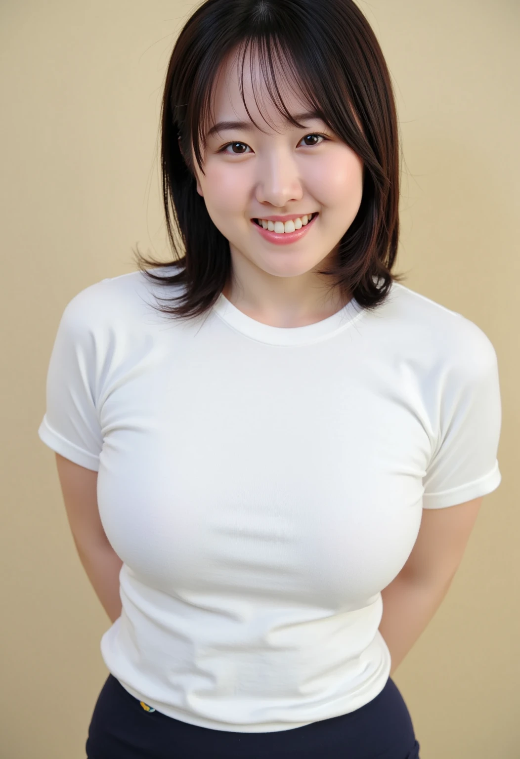 8k, RAW Photos, (masterpiece), (highest quality), High resolution, (Realistic, photo-Realistic:1.4), ultra detaileded, wonderful_detailed, ultra High resolution, Good move, perfection_anatomy, Realistic,((Full body photo)), ((Huge , Heavy chest,Big Bremp, Fat ,Sunburned skin、Full nudity、Beautiful sskin、