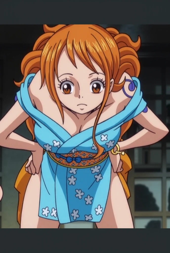a woman squats on the ground,, One Piece Female Characters, ultra clear details, well-made pictures and illustrations, masterpiece, high quality, 8k, sexy and defined body, show your legs, very clearly defined details, very detailed, very detailed, style of eiichiro oda, shueisha style, one piece books style, A1 Pictures Style,