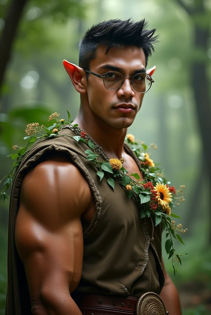 Man elf, handsome,Britisher, elf ears,short hair,Linen Whitegold hair color ,,sport body, big muscle, Handsome face,flawless white skin, cute, pointed ears, wood elf, bowman, pull the bow, pull the bow, shooting bow, action pose, arrows, quiver, leather belt, chest guard, arm guard, shirtless, boots, full body,(Absurdres, intricate details, masterpiece, best quality, high resolution, 8k),(18 year old boy ,(pleased, pleasure face , blush, ????? smirk, forest background, big bulge, nsfw, see through,big bulge and big butts,(Best quality, 8k, Masterpiece).,Smiling face, good mood.highest detail, superior quality, natural lighting, beautiful, sexy, correct ???????, good composition,realistic shapes, realistic skin tones,Natural eyes,realistic eyes,looking up at viewer,vpl,realistic muscles,Realistic wrinkles on the skin,Realistic arms and legs,Realistic face,realistic hair,Make a sexy and seductive face, man focus,amazing composition, front view, HDR, volumetric lighting, ultra quality, elegant,Post a erotic photoshoot,Realistic pose,detailed hair,full body,Fujifilm XT3 photorealistic art by midjourney