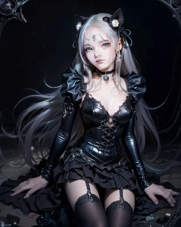((Finest quality)),(超A high resolution),(ultra-detailliert),(Meticulous portrayal),((Best Anime)),Art at its finest.,sharpnes,Clair, (adult woman),(Beautiful dress with detailed and detailed,Densely designed lace,off shoulders)