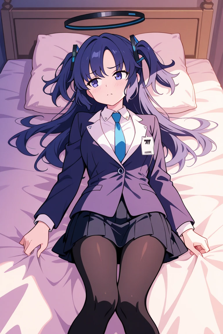 masterpiece,Highest quality,At the bed,uniform,Facing forward