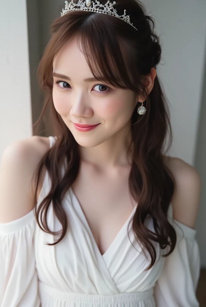 1 girl, Japanese Office Lady、Shibuya Snap, Tokyo、(Small silver earrings、Silver Necklace:1.2), (RAW Photos, highest qualそれy), (Realistic, Realistic:1.4), Tabletop, Very delicate and beautiful, Very detailed, 2k wallpaper, wonderful, finely, Very detailed CG Unそれy 8K 壁紙, Very detailed, High resolution, Soft Light, Beautiful detailed, Very detailed目と顔, Beautiful and sophisticated nose, finelyて美しい目, Cinema Lighting, Perfect Anatomy, Slender body, Was nervous,
Straight semi-long hair, bangs, Looking at the audience, smile.Mid-chest.