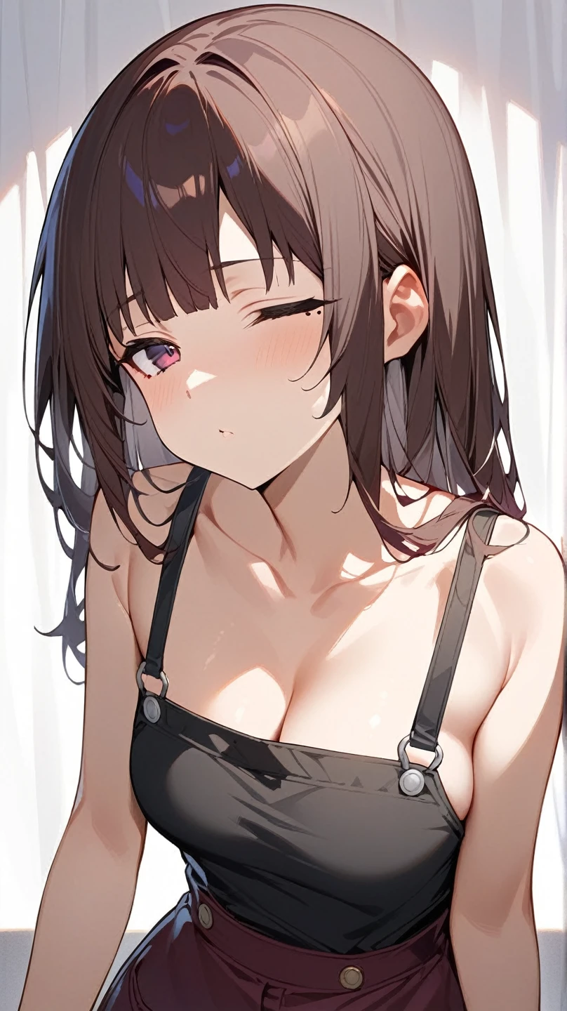 (best quality), (Super detailed), (Best Illustration), (masterpiece), score_9, score_8_up, score_7_up, (4k), nsfw, (1woman), (large breasts), nose blush, sweat,