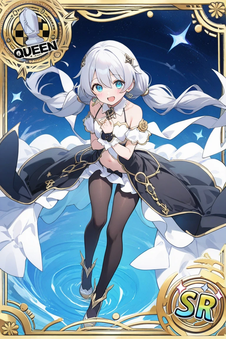 8 year old medieval girl, １people、In underwear、Gold and silver thread embroidery、She is wearing translucent bloomers that reach below her knees.、Wearing a semi-transparent corset、Translucent slip, Grey translucent tights、sleep