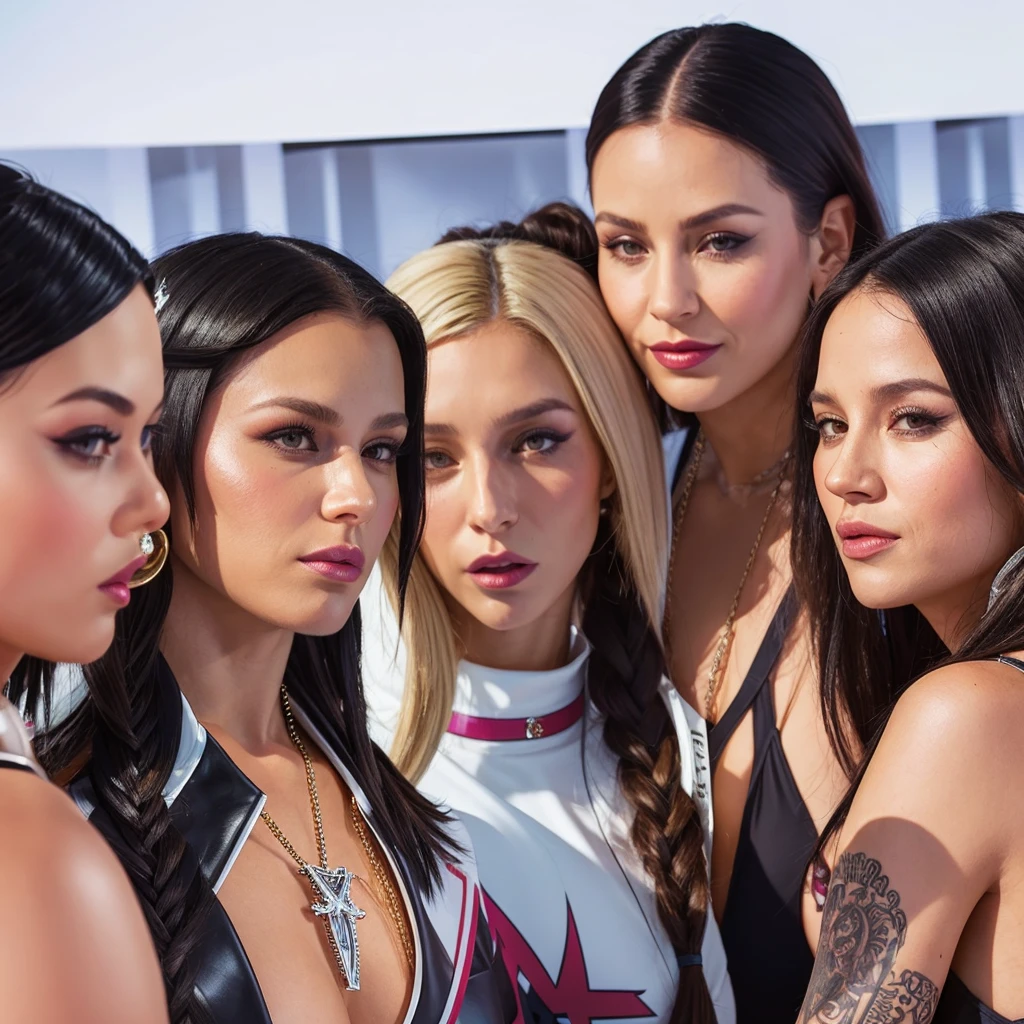 rihanna, dua lipa, gal gadot, cyberpunk