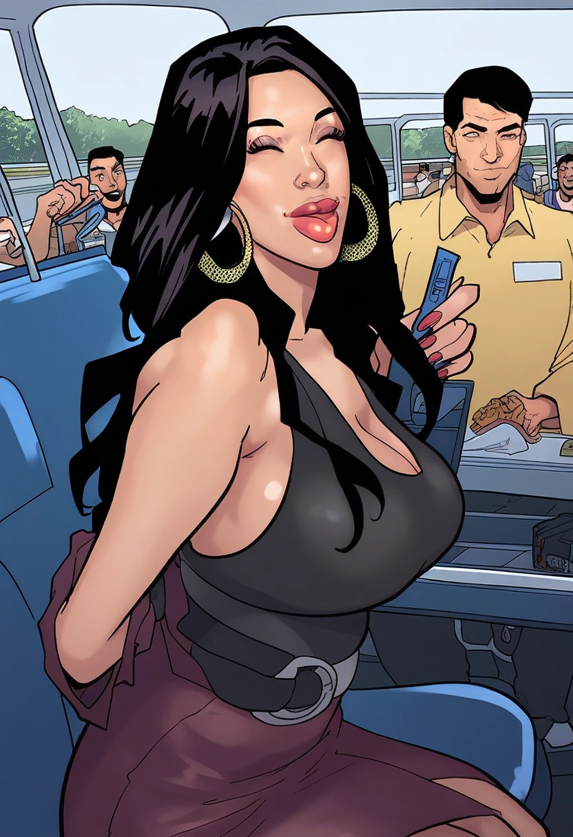 Kim Kardashian breast expansión comic