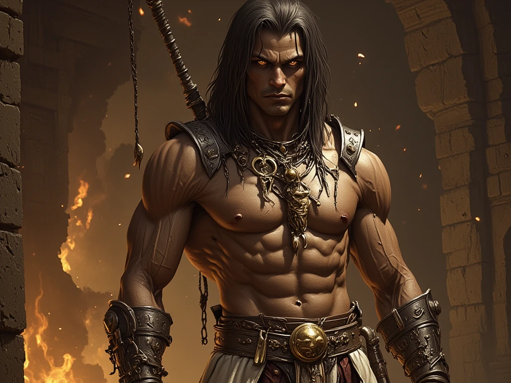(((Luxurious shoulder length black hair and sexy smirk.))) (((18 years old.))) (((18yo.))) (((Cute smirk.))) (((Single character image.))) (((1boy))) (((Looks like a sexy male swashbuckler for a fantasy setting.))) He has strong Italian features. Create an enchanting AI-generated image of a charismatic and irresistibly attractive man in a high fantasy realm. He should exude rugged, dashing charm that captures the attention of every onlooker, particularly the adoring gazes of countless women. This character must embody thrilling and exciting qualities, but his arrogance should be evident in his posture and expression. Fantasy art. Fantasy character. He is expressive and has a lot of personality. Has the body of a male model and a perfect male physique. (((He seems flirty, sexy and rough.)))(((Seductive like a sexy villain.))) (((Very sexy abs.)))(((Sexy tattoos.))) (((He looks like a sexy male sorcerer who practices the dark arts.))) (((Dark and eerie background.))) 18 years old Hunk , looking at viewer, photorealistic, perfect face, perfect face, beautiful big gym built, , open shirt, black pants, straight,
dungeons & dragons, fantasy adventurer, fantasy NPC, attractive male in his mid 20's, ultra detailed, epic masterpiece, ultra detailed, intricate details, digital art, unreal engine, 8k, ultra HD, centered image award winning, fantasy art concept, digital art, centered image, flirting with viewer, best quality:1.0,hyperealistic:1.0,photorealistic:1.0,madly detailed CG unity 8k wallpaper:1.0,masterpiece:1.3,madly detailed photo:1.2, hyper-realistic lifelike texture:1.4, picture-perfect:1.0,8k, HQ,best quality:1.0,
best quality:1.0,hyperealistic:1.0,photorealistic:1.0,madly detailed CG unity 8k wallpaper:1.0,masterpiece:1.3,madly detailed photo:1.2, hyper-realistic lifelike texture:1.4, picture-perfect:1.0,8k, HQ,best quality:1.0,