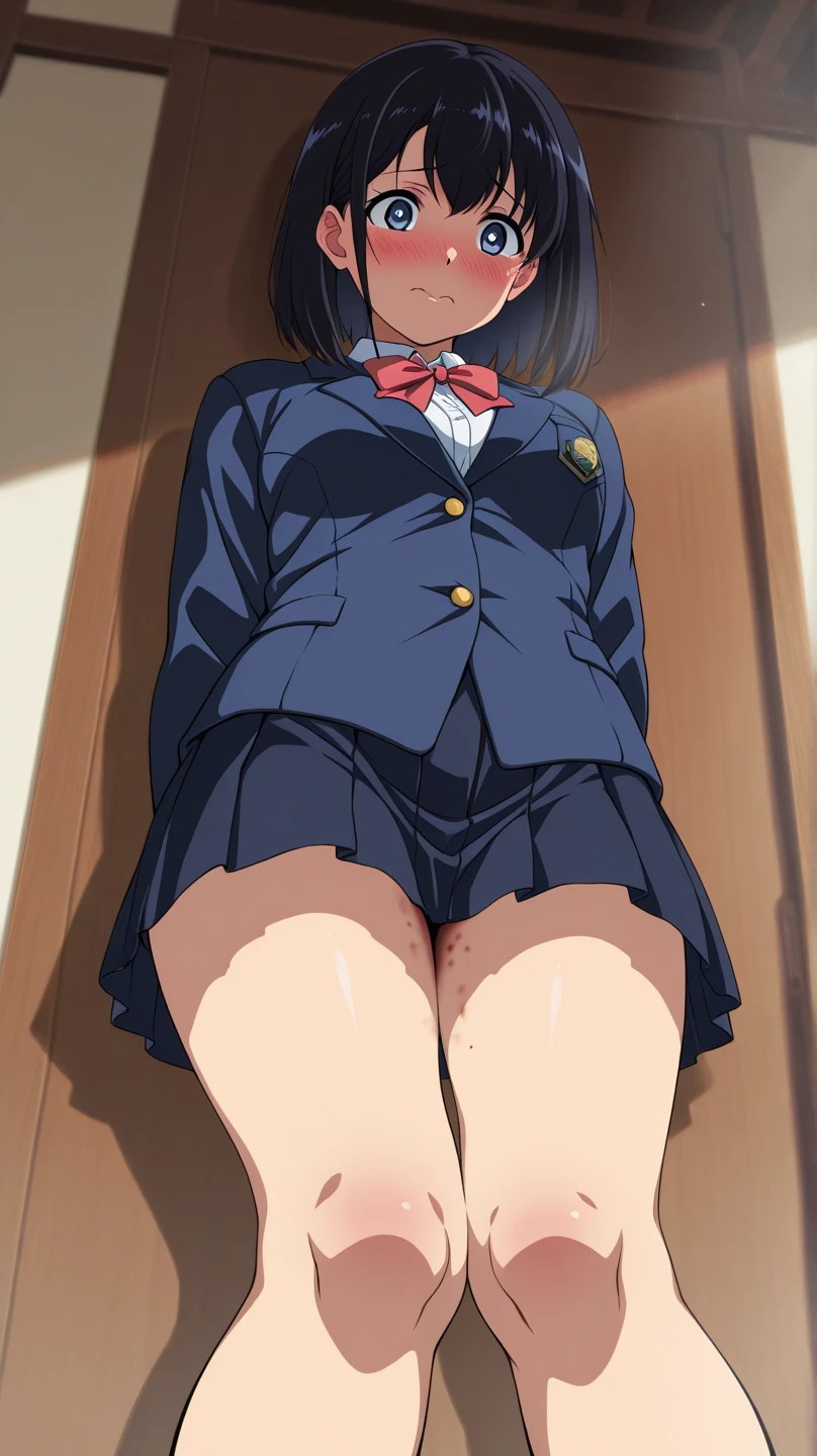 solo, 1girl, tamako kitashirakawa, , looking at viewer, smile, ,miniskirt,cardigans,my room,(((nsfw)))