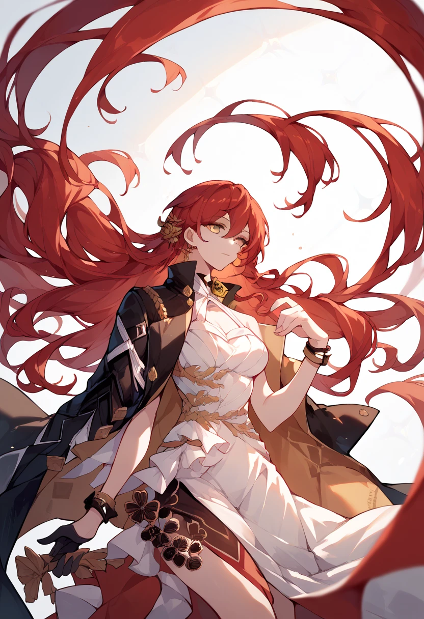 (best quality)), ((Masterpiece)), (details:1.4), 3d, HDR (high dynamic range), an image of a beautiful cyberpunk female, Red hair, Curtain Bangs, Red eyes, hips up, จมูกโด่ง, ปากแดง, หน้าอกใหญ่, nvidia RTX, PBR surface, After processing, Anisotropic filtration,depth of field, Maximum clarity and clarity, multi-layered surface, Subsurface scattering, perfect proportions, 8K raw files, ultra detailed, Perfect proportions, volumetric lighting, soft lighting, Holy Paladin, Heavy Black Armor, glossy skin, intricate grey background, strong back lighting, jewely, ต่างหู, นิ้วมือสมบูรณ์,