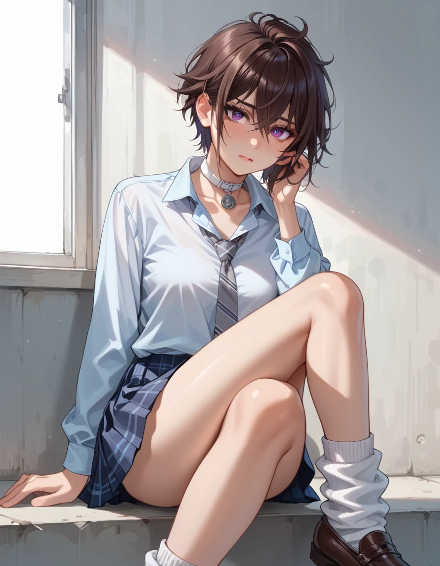 (((night,真night中))),((Perfect Anatomy:1.2,Realistic:1.3,Raw photo:1.3,masterpiece、highest quality、Ultra - High resolution、High resolution、Extremely detailed CG、8k)),Cowboy Shot,((attractive way to sit)),((((Crouching pose)))),1 female,alone,18-year-old、High school girl beautiful girl,Japanese,((Beautiful and exquisite face and eyes:1.2,Big beautiful eyes:1.3,)),Blonde,Long Hair,(Center parted hair:1.4,amount),Medium chest,((slim body)),Small Head:1.3,skinny,(Brown Skin:1.4),(Oily skin,Glowing Skin,Shiny skin,Sweat:1.2),(school uniform、Dark blue blazer jacket、Checkered pleated mini skirt),Dirty back alley、Tokyo、((Turn your body forward))、((((show panty)))),(lonely),((Feeling melancholy))、Stick out your crotch、(sad)、(Apathy),(Lucky)
