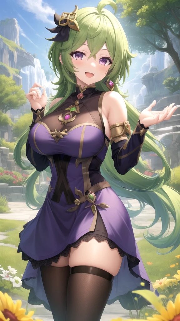 Beauty,Green Long Hair,Tattoo on chest,dress,4K,8K,Highest quality