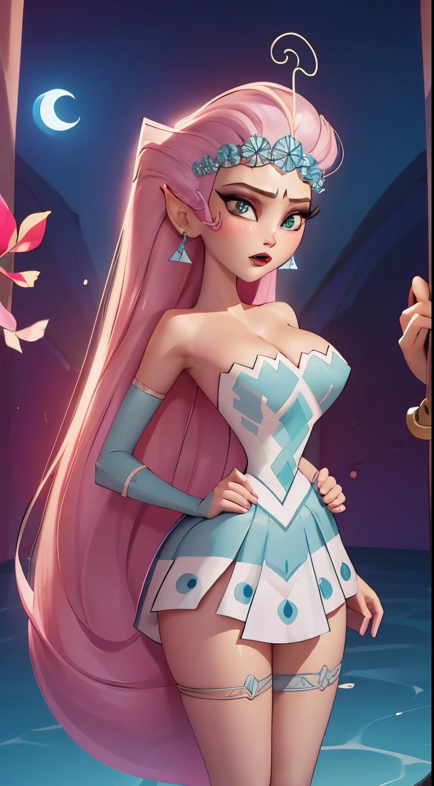Princess mandie is very hot. busty. cutout. production