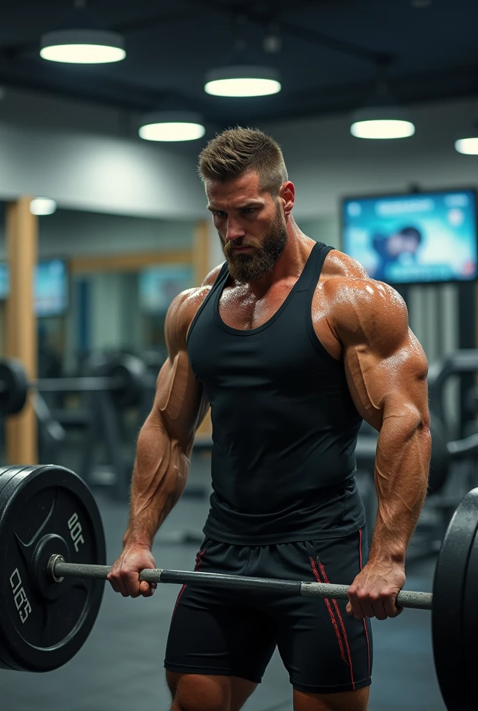 Man in gym