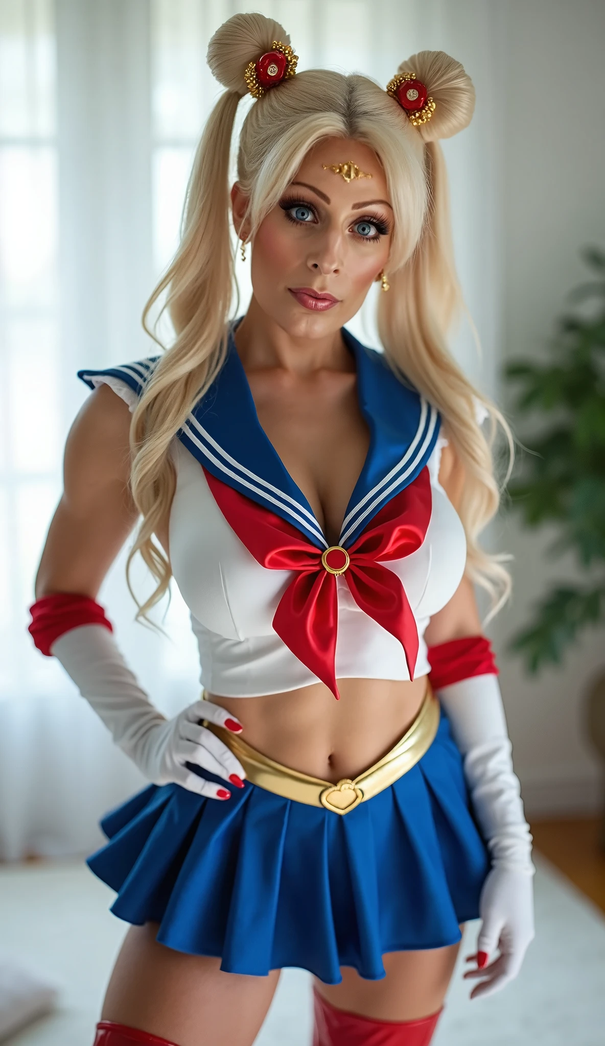 Cammy hentai white cosplay with scenery in bed