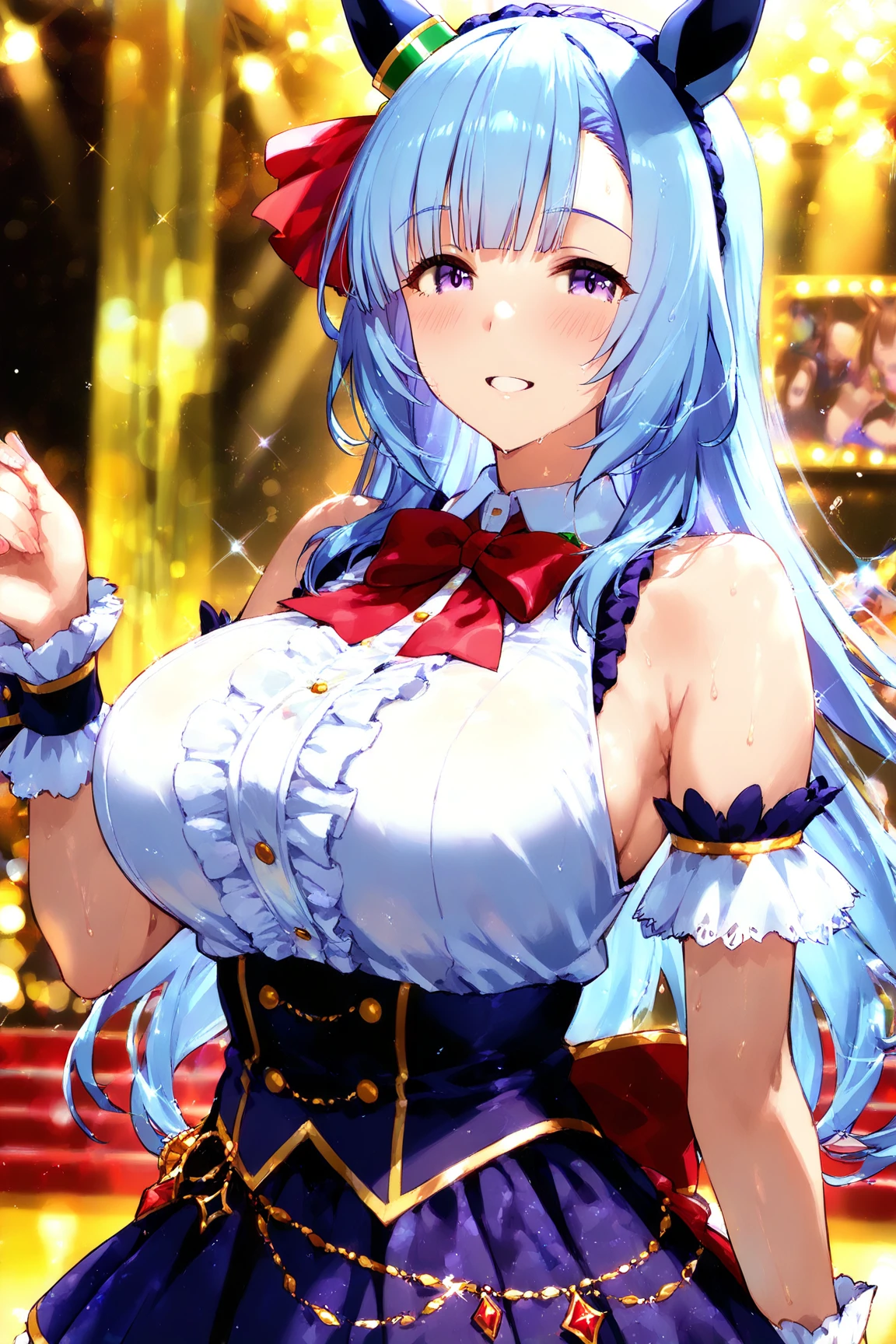 1 beautiful young girl windy upskirt, Super beautiful detailed face, smile shyly, (Beautiful big breasts:1.3), (Slender body:1.2), (costume with wide open breasts:1.5), bare breasts, pubick hair, cameltoe details, (Fine face:1.2), Armpits, (hands behind your head), conceptual art, High quality, Realistic, extremely detailed CG unified 8k wallpaper, ighly detailed, High-definition raw color photos, professional photograpy, Realistic portrait, Cinematic Light, Beautiful detailed, Super Detail, high details, Sexy Art, (((Bokeh))), depth of fields, illumination, window, night view, your hair is flowing in the wind beautifully, camera lens upskirt