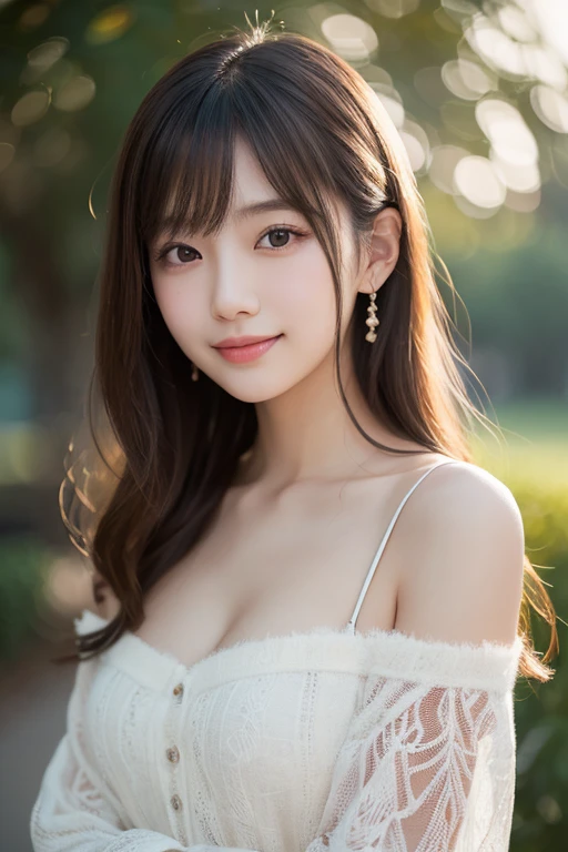(masterpiece, best quality:1.1), (8k, raw photo, photo realistic:1.2, f22), (shiny skin), detailed skin,long hair,ribbon,detailed face, detailed eyes,smile,BREAK, real world, intricate details, smil, BREAK, 1girl, full body,(shortsleeve,green,Crochet knit,dress),BREAK, (garden,flower:1.4)