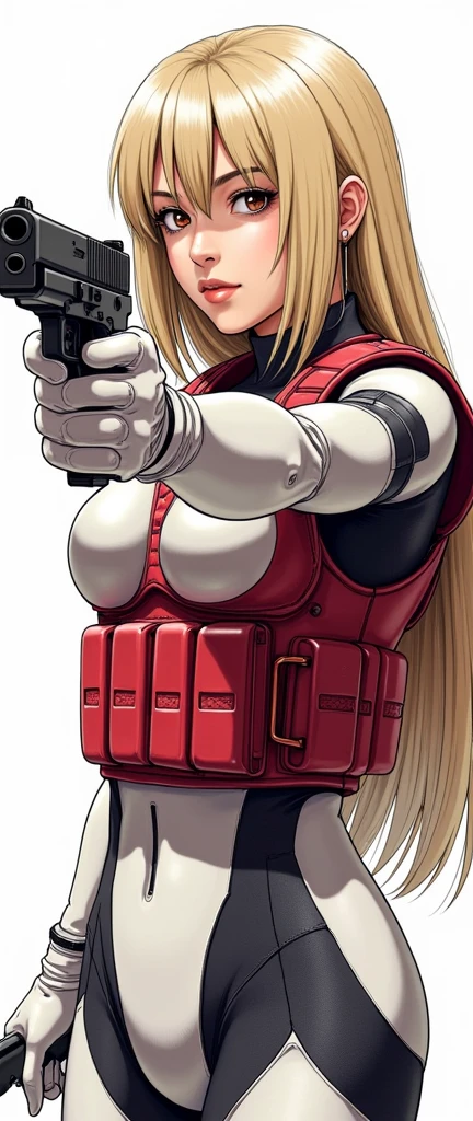 bison, red outfit and military, cap, cape, purple magic, beautiful eyes, high detail skin, high detail eyes, high detail hair, highres, ultra detailed, ,sharpen picture, Highly detailed, masterpiece, best quality, upper cut,