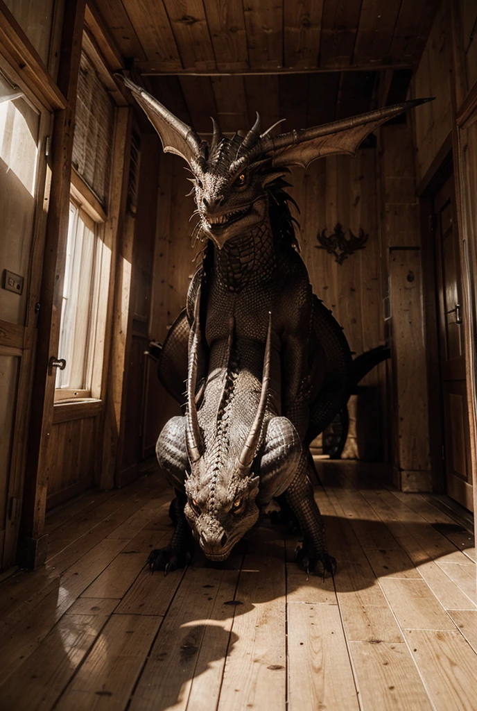 a girl, in your moonlit room, approaches an antique mirror inherited from his grandmother. Instead of seeing your reflection, she sees a grotesque monster with scaly skin, red eyes and sharp claws. 