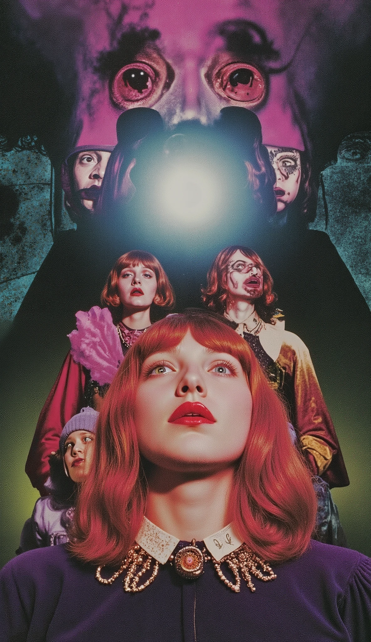 Surrealist Psicopop. intriguing people. film David Lynch — Dreams, Mysteries and Secrets. cinematic. 8K.
