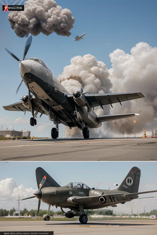 best quality, Altas, Realistic, zepelim detalhado e paisagem, estilo de fotografia de guerra vintage, dramatic lighting, Fundo devastado pela guerra, preto e branco, momento capturado, atmosfera intensa, billowing smoke, soldados no terreno, Aerial view, historical accuracy, detalhes precisos, Sky full of smoke, Epic scale, War Machines, Industrial aesthetics, Pilotos corajosos, Ominous clouds, sense of urgency, Vintage Warplanes, Metal frame, Militarista, sombras longas, commanding presence