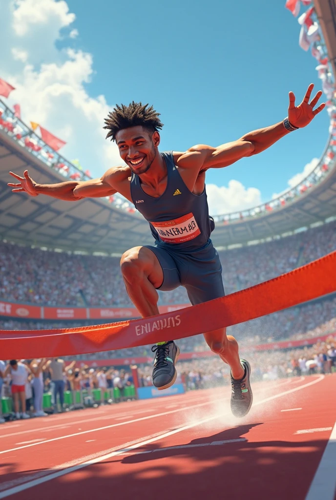 Olympic Games, track and field athlete, Front view side view, Running athlete, rococo style, UHD, masterpiece, accurate, high details, textured skin, best quality, highres, 4K