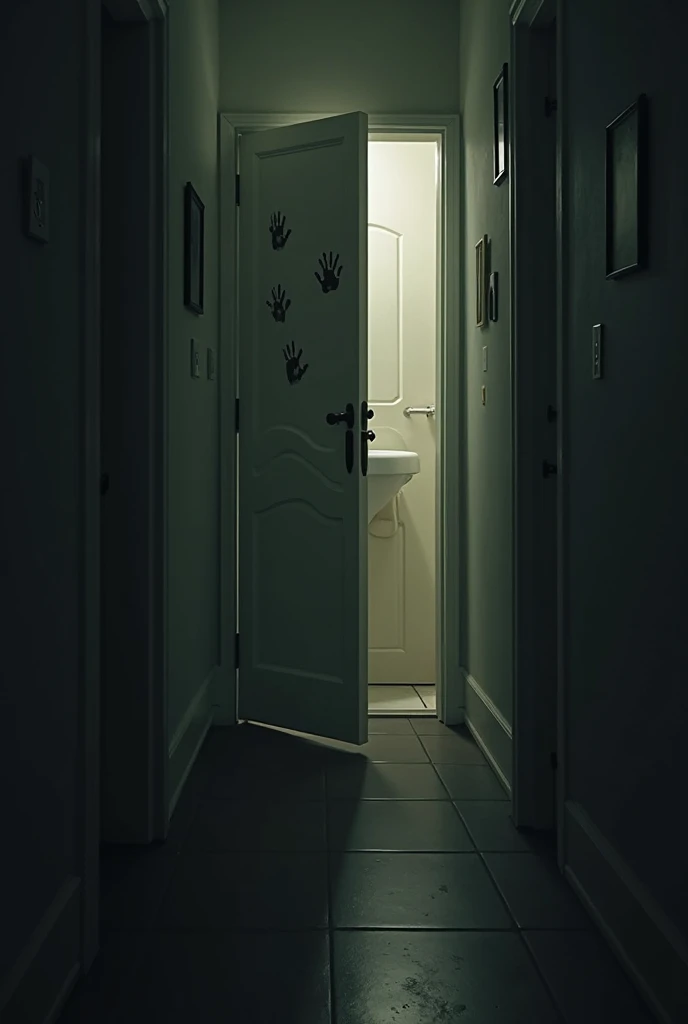 A foot standing in the corner of a room