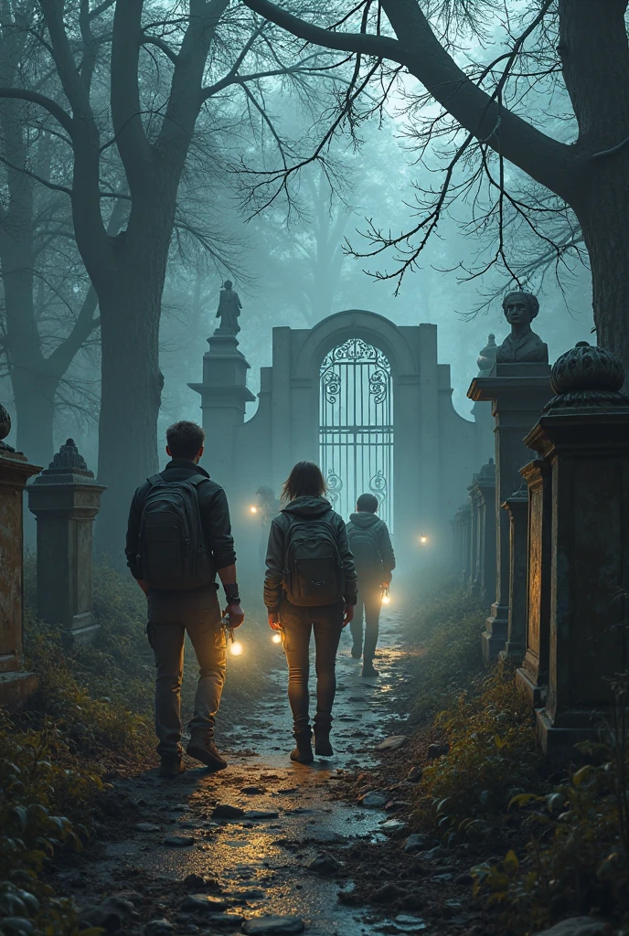 Title: Dark Mysteries In A Forgotten City, a group of friends decided to explore an old haunted mansion. When entering, felt a strange atmosphere. They found a diary that reported mysterious disappearances and followed its clues to a forgotten attic..

