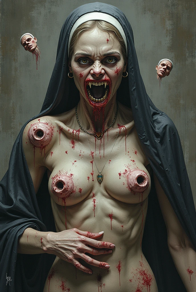 undead, cinematic, action scene, bloody battle, movie still, horror movie, modeling body, (sex demon marilith) magical demon war battle girls ,(black horns, MegaTits gigantic full breasts ((alluring)) female, dress made of red smoke, white skin, red hair, black hair, pink glowing eyes, lusty demon, fetish Demon_War movie) many demon hoard (zombies war outdoors) and a outdoor behind her face, she is a tall demon, alluring, scary, 100 zombies, orgy, demons, blood spray, blood, blood, battle, good vs zombies hordes, film still by <lora:Demon_War-000005:0.7> ((alluring, cinematic, raytraced, photo realistic highly details)), Dungeons and Dragons, lich queen of lust, storm silverhand, temple of elemental evil . dark, eerie, gothic, macabre . shallow depth of field, vignette, highly detailed, high budget Hollywood movie, bokeh, cinemascope, moody, epic, gorgeous, film grain, grainy <lora:MegaTits-000010:0.4> nsfwEM
