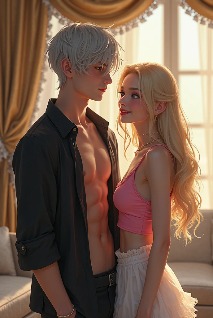 {Ashton Kutcher e a Amy Smart, lindos, corpo inteiro perfeito, neve, frio, cachecol, toca.