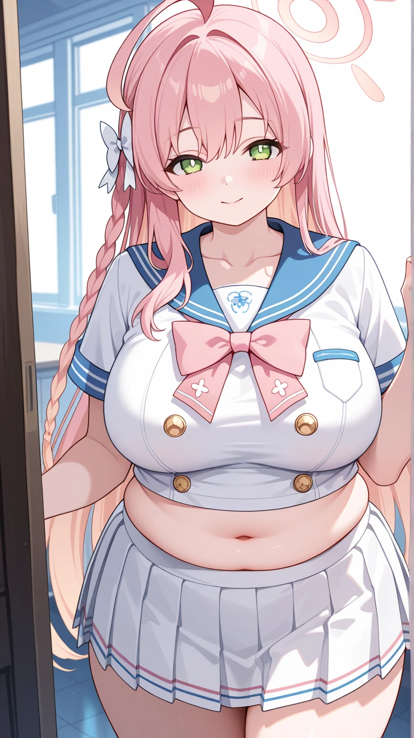 hanakodef,school uniform,close-up,1girl,gigantic breasts,masterpiece,best quality,ultra-detailed, perfect lighting,reflection, ,   <lora:taretiti-v1-000004:0.8>, <lora:nagatiti:0.6>,  <lyco:hanako1-000008:1.0>