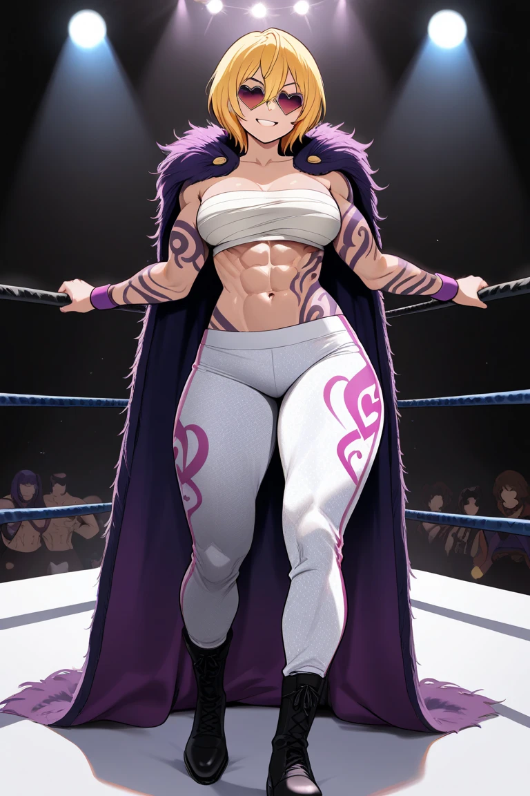 Hyper-realistic 8K CG, (((Ultra detailed background, Exquisite patterns, Intricate details, Very detailed, fine details))), best quality, (lifelike:1.4),Scary lights, (((Large Breasts, Thick girl))), 1 mutant girl, Solitary, long hair, Purple long hair, ((Thick girl, Large Breasts, Ultra-thin lips, Purple mouth)), Purple lips, (((thigh,Front full body ,Ten Pack Abs,Purple Bikini, Purple Eyes))),(((Bodybuilder:1.5)))(((Super Beauty)))