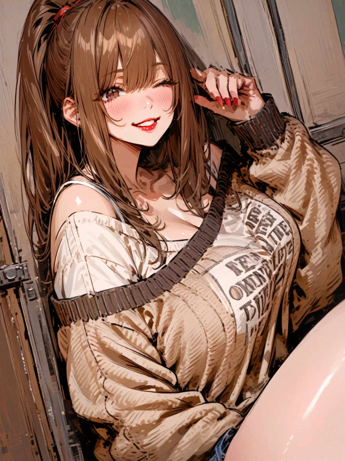 Perfect lines, sexy girl, surprise girl, rosy cheeks, sassy girl, serious face, boy with a mean face, sensual girl, big boobies