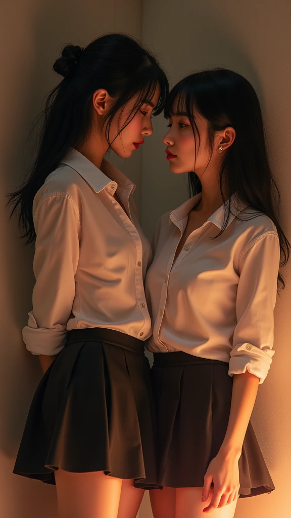 Three beautiful little girls in sailor suits((Slim,Petite)),Hugging and kissing。Photoreality,photore,tmasterpiece,hentail realism,hentail realism,Photoreality,hight contrast,The photorealistic digital art trend is detailed and realistic in Artstation 8k HD HD, A detailed, skin textures, ultra - detailed, realistic skin textures, armature, best qualtiy, 超A high resolution, (真实感:1.4),, A high resolution, A detailed, RAW photogr, Sharp, Sleep in a hug author:Lee Jeffries Nikon D850 Film Stock Photo 4 Kodaport 400 Camera F1.6 shots, Rich colors, Ultra-realistic realistic textures, Dramatic lighting, unrealengine artstation cinestill 800 trends,