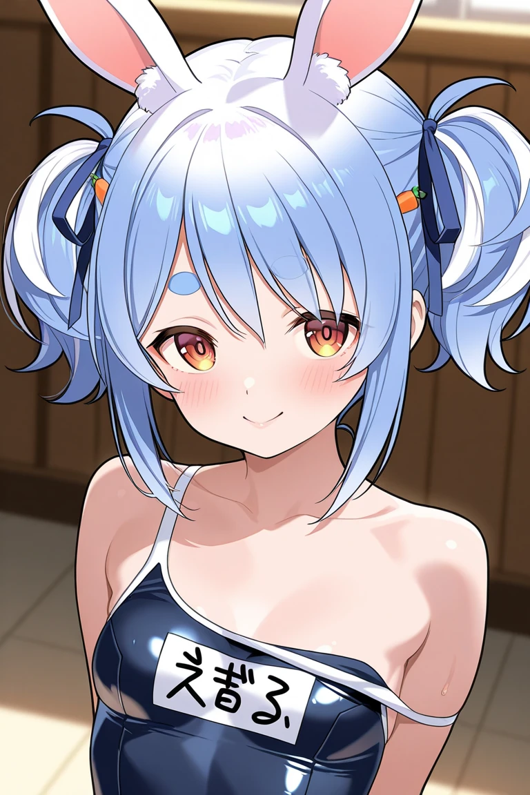 <lora:ç¥éall:1:lbw=char>,kamisato ayaka,bangs,blue eyes,long hair,ponytail,ribbon,hair ornament,hair ribbon,mole under eye,bikini,arms behind back, 1girl,
, (masterpiece,best quality:1.2),absurdres